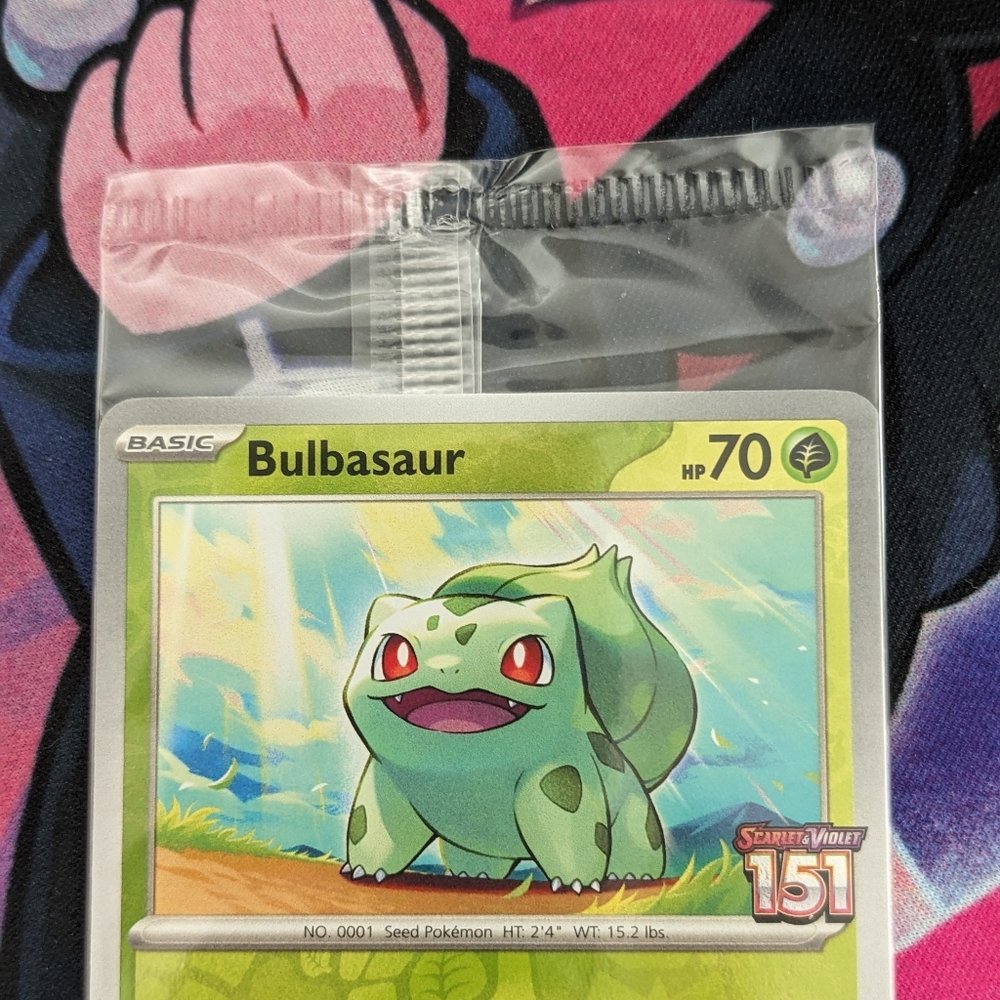 SEALED ๐ Pokemon 151 Bulbasaur Promo Card Best Buy Stamp Reverse Holo ๐ - Picture 8 of 9